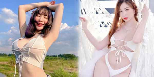 รูปโป๊สาวทางบ้าน สาวสวยนมโตใส่ชุดว่ายน้ำเซ็กซี่ อวดผิวขาวสวย ๆ โคตรเด็ด